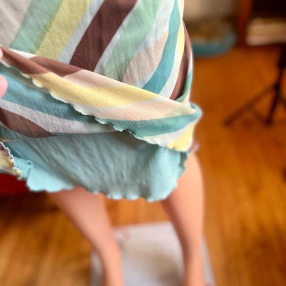 Vintage 1990s Weston Wear Layered Midi Dress - Picture 5 of 7